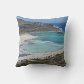 クレタ島の楽園 – バロスラグーンクッションピロー クッション (裏面)