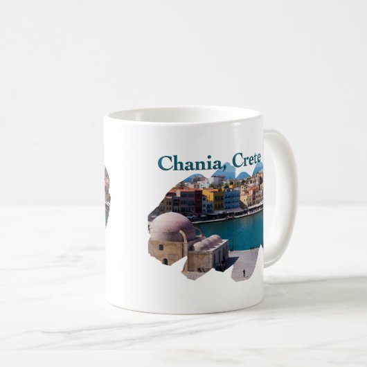 クレタ島キャニア：ヴェネツィア港 コーヒーマグカップ (正面右)