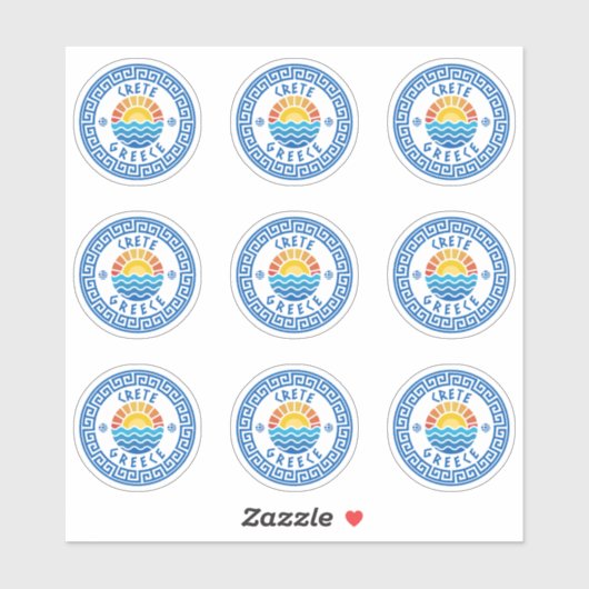 クレタ島，ギリシャ複数パックシール シール (シート)