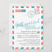 クレタ島 ギリシャ アンティーク 航空郵便 結婚式後 招待状 (正面)