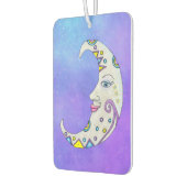 クレッかわいらしセントの月の顔スターズオンパープル カーエアーフレッシュナー (左)