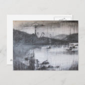 クレド川の上のクレーン ポストカード (正面/裏面)