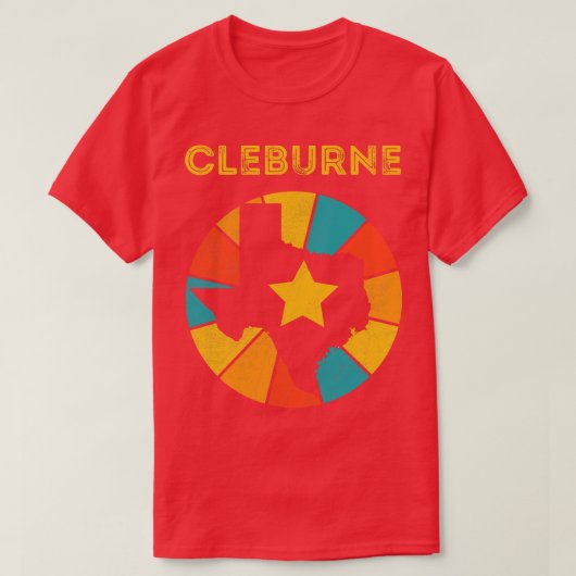 クレバーンテキサス州ヴィンテージ動揺してお土産1 Tシャツ (デザイン正面)