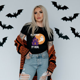 クレピ実在ンおもしろい幽霊ハロウィンTシャツ Tシャツ