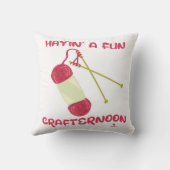 クレフターカッコいいヌンクレフティホビーDIYラブ クッション (裏面)