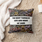 クレフターカラフルニットクロチェットクレフティラブヤーン クッション (ブランケット)