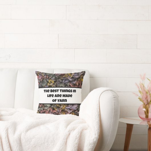 クレフターカラフルニットクロチェットクレフティラブヤーン クッション (ソファ)