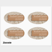 クレフターズフローラ手作りプロモーション 楕円形シール (シート)