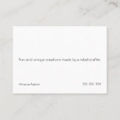 クレフティガールグール名刺 名刺 (裏面)