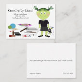 クレフティガールグール名刺 名刺 (正面/裏面)