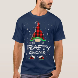 クレフティ格言バッファロープレイドマッチングファミリークリスム Tシャツ
