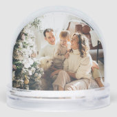 クレフティ雪だるま編み物スカーフカスタムフォト (裏面)