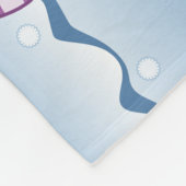 クレフティ雪だるま編み物スカーフ フリースブランケット (角)