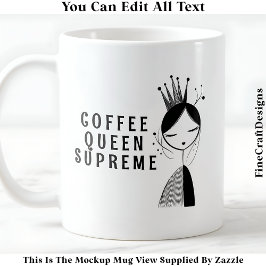 クレフモダントなクラフトクイーン034ノベルティ工芸品 コーヒーマグカップ