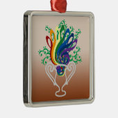 クレフ、音符記号の花束のオーナメント メタルオーナメント (右)