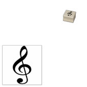 クレフ、 音符記号ノートアートスタンプ ラバースタンプ (押印)