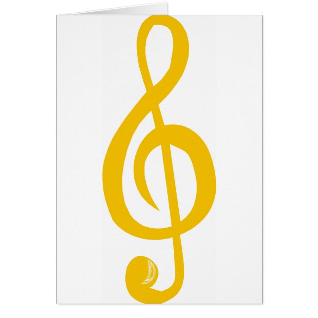 クレフ、 音符記号 (正面)