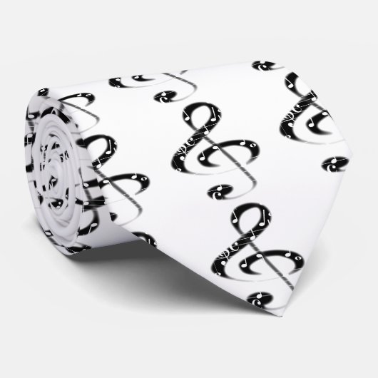 クレフ、 音符記号 ネクタイ (ロール)