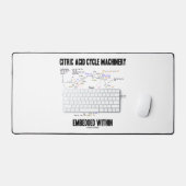 クレブに埋め込まれたクエン酸循環機械 デスクマット (キーボード&マウス)