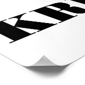 クレブ考えスサイクル（クエン酸回路 – TCAC） ポスター (角)