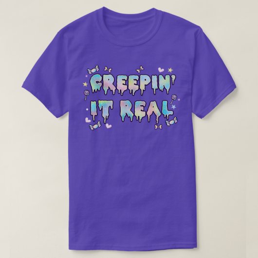 クレプインイット実在ゴシック Tシャツ (デザイン正面)
