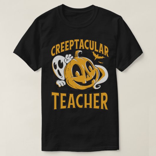 クレプタキュラ先生ハロウィーン1 Tシャツ (デザイン正面)