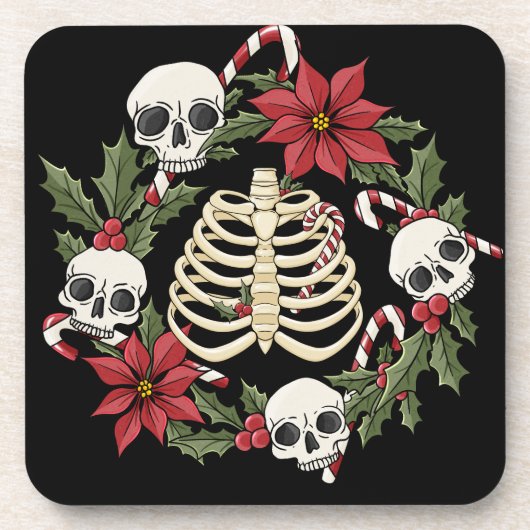 クレプマススカルと胸郭 コースター (正面)