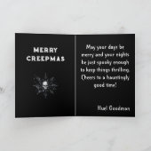 クレプメリーマス不気味幽霊ゴシックヴィンテージ カード (内部)