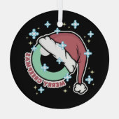 クレプメリーマス ガラスオーナメント (裏面)