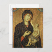 クレボレマドンナ, c.1284 ポストカード (正面/裏面)