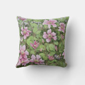 クレマチスで入り込むこと クッション (裏面)