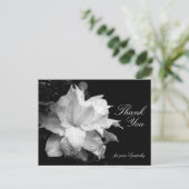 クレマチスと露悔やみや弔慰ありがとうP ポストカード (スタンド正面)