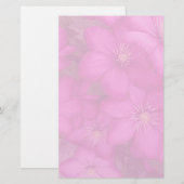 クレマチスの文房具 便箋 (正面/裏面)