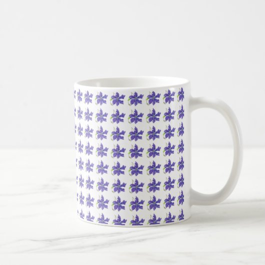 クレマチスの花マグ コーヒーマグカップ (右)