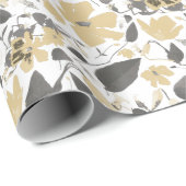 クレマチスイエローウォーター色フローラ ラッピングペーパー (ロールコーナー)