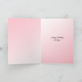 クレマチスパープルバイニングフラワーオントレリス空白の カード (内部)