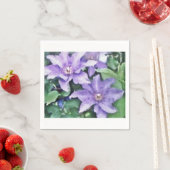 クレマチスパープル スタンダードカクテルナプキン (インサイチュ)