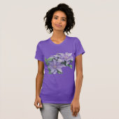 クレマチスパープル Tシャツ (正面フル)