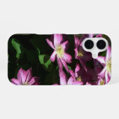 クレマチス 紫 春の花 iPhone 16ケース (裏面横)