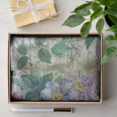 クレマティスつる植物手書き入力エフェメラデクページ 薄葉紙 (ギフト)