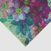 クレマティスつる植物手書き入力プラムエフエメラデクページ 薄葉紙 (詳細)