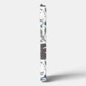 クレマティスつる植物水の色グリーンブルーフローラ Case-Mate iPhoneケース (裏面 / 左)