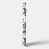 クレマティスつる植物水の色グリーンブルーフローラ Case-Mate iPhoneケース (裏面 / 右)