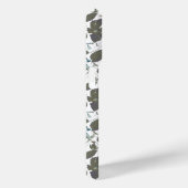 クレマティスつる植物水の色グリーンブルーフローラ Case-Mate iPhoneケース (裏面 / 右)