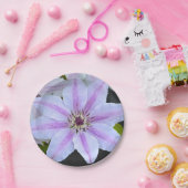 クレマティス紙プレート ペーパープレート (パーティー)