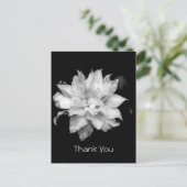 クレマティス3aメモリアル悔やみや弔慰サンキューハガキ ポストカード (スタンド正面)