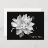 クレマティス3bメモリアル悔やみや弔慰サンキューハガキ ポストカード (正面/裏面)