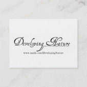 クレマティス8510ミニプリント 名刺 (裏面)