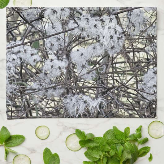 クレマティス キッチンタオル (折り畳み)