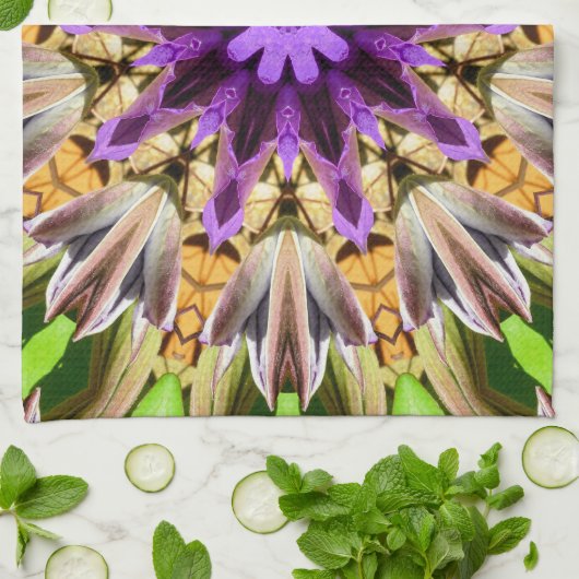 クレマティス キッチンタオル (折り畳み)